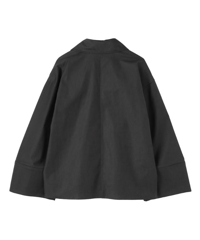 日本製フォルムスリーブシャツ＜オーガニックコットン＞_mui26aw-sh09