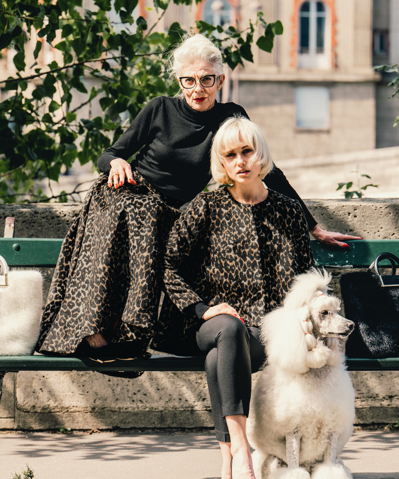 BB.レオパード柄　ショートコート_o22aw-co07