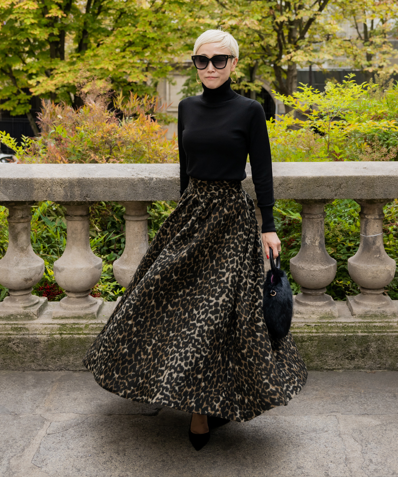 BB.レオパード柄フレアスカート_o22aw-sk08