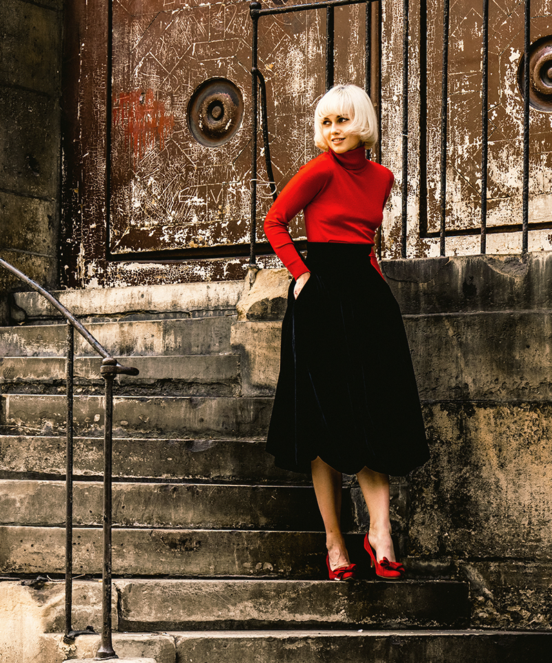 BB.ベロアバルーンスカート_o22aw-sk10