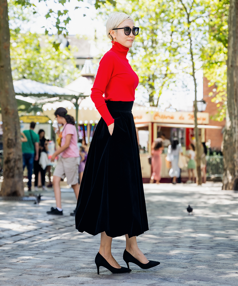 BB.ベロアバルーンスカート_o22aw-sk10