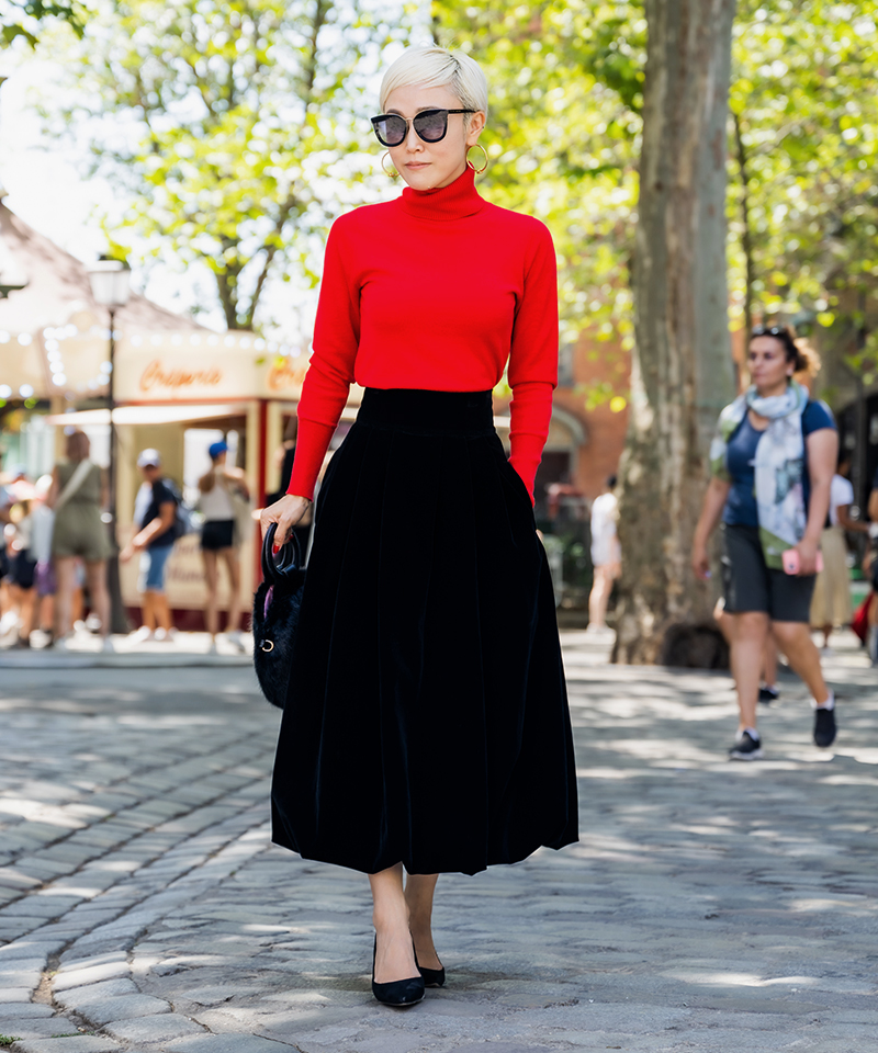 BB.ベロアバルーンスカート_o22aw-sk10