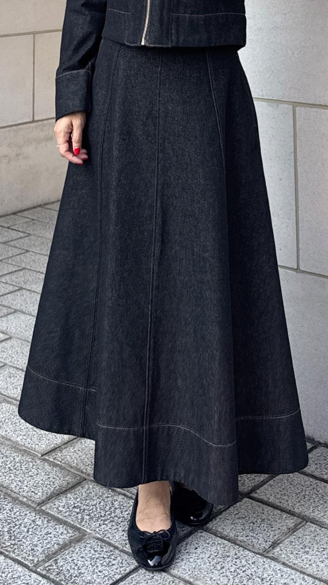 パリジェンヌデニムスカート