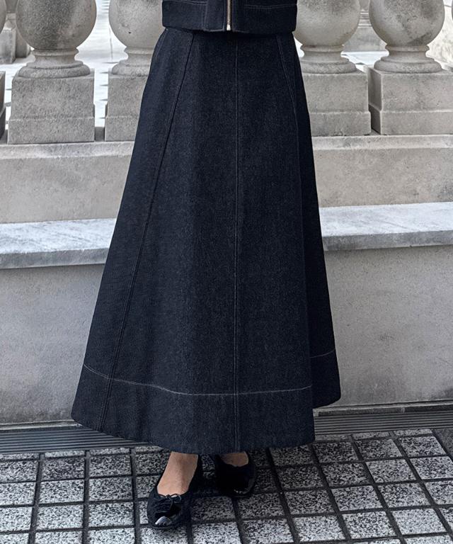 パリジェンヌデニムスカート_qua25aw-sk02