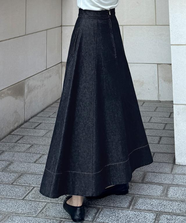 パリジェンヌデニムスカート_qua25aw-sk02