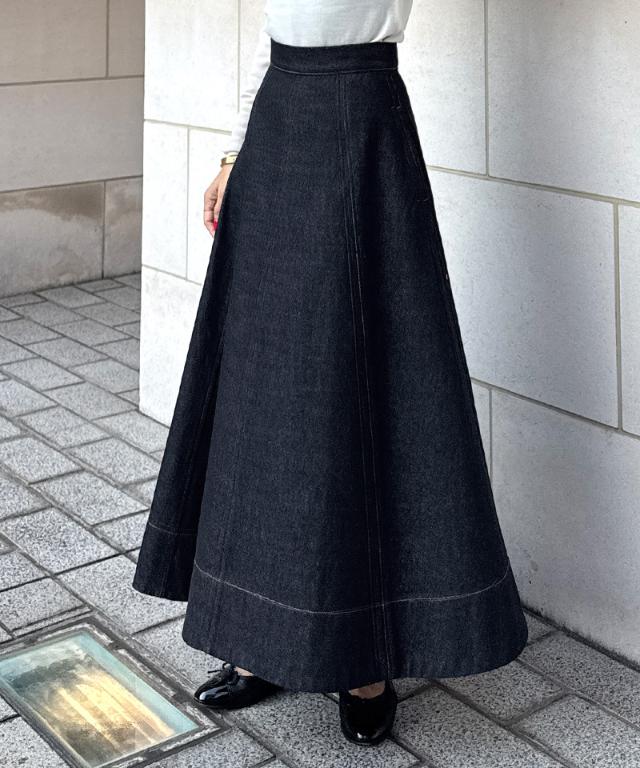 パリジェンヌデニムスカート_qua25aw-sk02