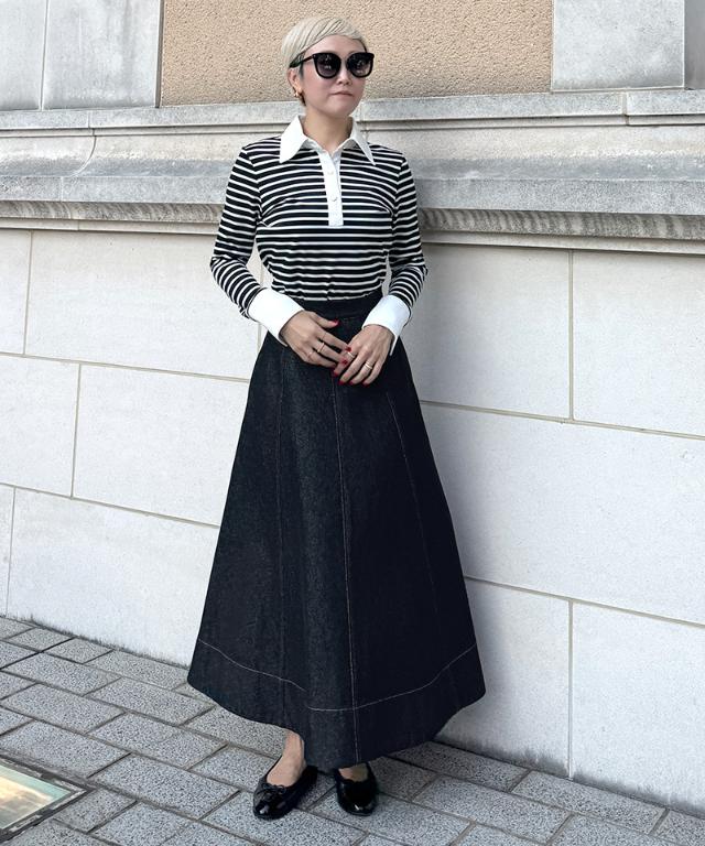 パリジェンヌデニムスカート_qua25aw-sk02