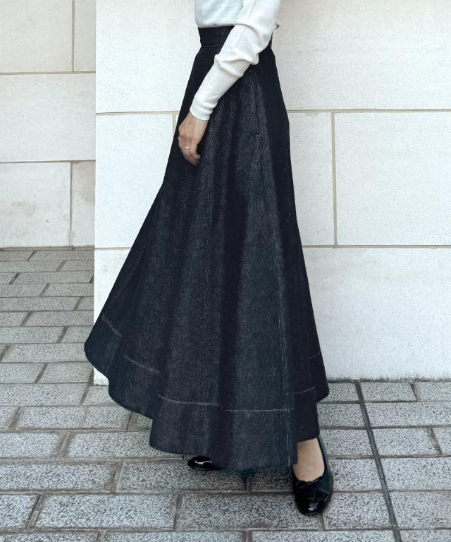 パリジェンヌデニムスカート_qua25aw-sk02