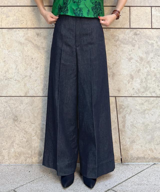 ハート刺繍美脚ワイドデニム_qua26aw-pt06