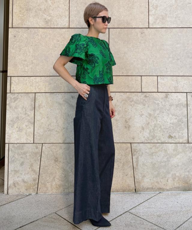 ハート刺繍美脚ワイドデニム_qua26aw-pt06