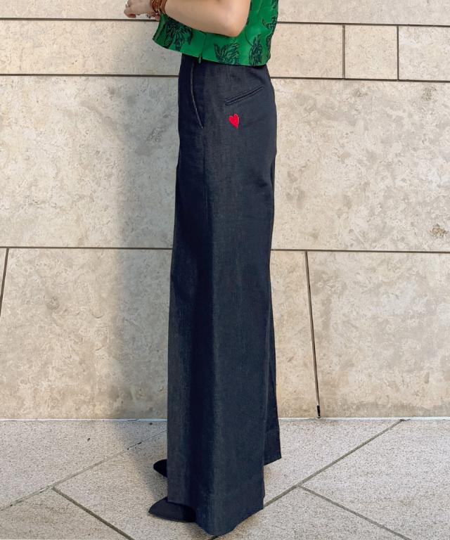 ハート刺繍美脚ワイドデニム_qua26aw-pt06