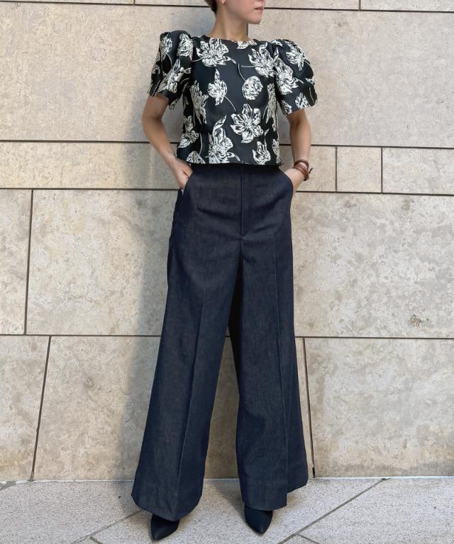 ハート刺繍美脚ワイドデニム_qua26aw-pt06