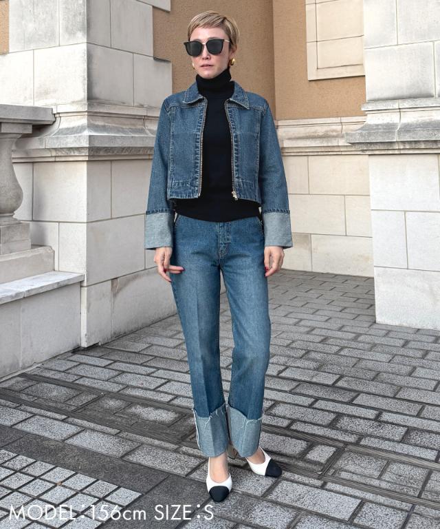 ロールアップデニムジャケット｜JENNE(ジェンヌ)公式通販：パリ