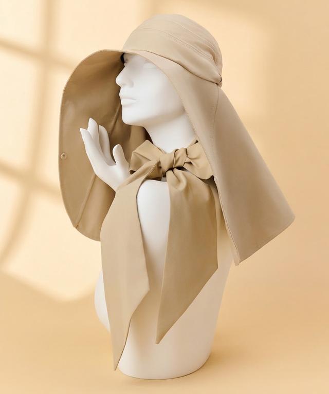 変形ビッグ広つば帽子無地タイプ（UVカット）_sgm26ss-ha02