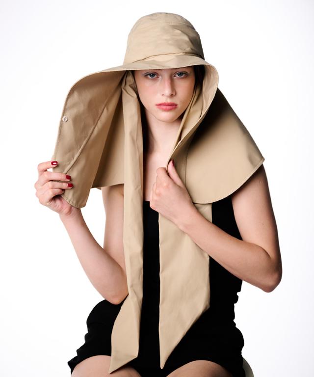 変形ビッグ広つば帽子無地タイプ（UVカット）_sgm26ss-ha02