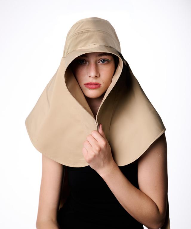 変形ビッグ広つば帽子無地タイプ（UVカット）_sgm26ss-ha02