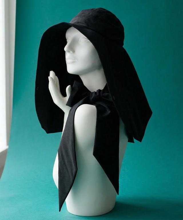 変形ビッグ広つば帽子無地タイプ（UVカット）_sgm26ss-ha02