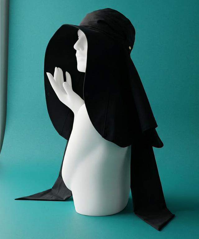 変形ビッグ広つば帽子無地タイプ（UVカット）_sgm26ss-ha02