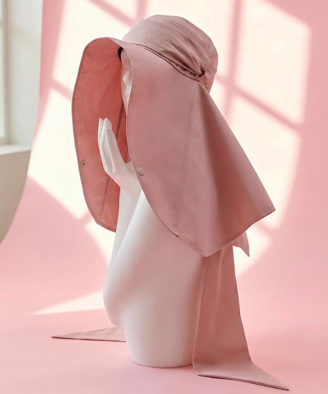 変形ビッグ広つば帽子無地タイプ（UVカット）_sgm26ss-ha02