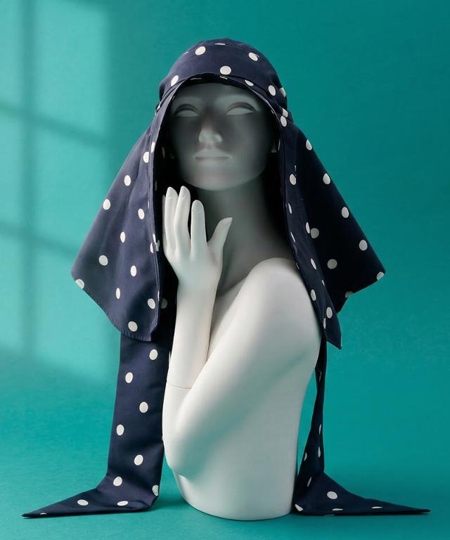 変形ビッグ広つば帽子柄タイプ（UVカット）_sgm26ss-ha03