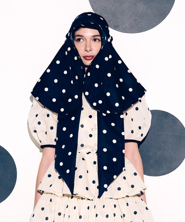 変形ビッグ広つば帽子柄タイプ（UVカット）_sgm26ss-ha03