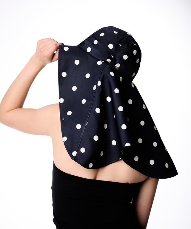 変形ビッグ広つば帽子柄タイプ（UVカット）_sgm26ss-ha03