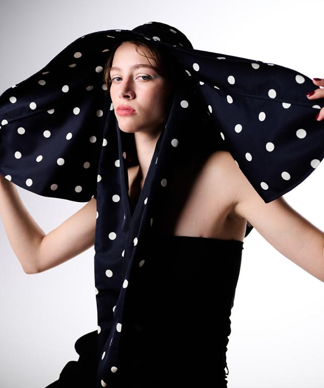 変形ビッグ広つば帽子柄タイプ（UVカット）_sgm26ss-ha03