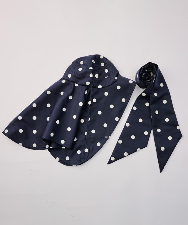 変形ビッグ広つば帽子柄タイプ（UVカット）_sgm26ss-ha03