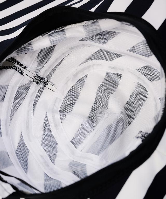 変形ビッグ広つば帽子柄タイプ（UVカット）_sgm26ss-ha03