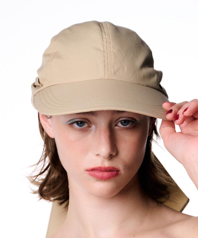 小顔見えドレープマルチウェイキャップ（撥水・UVカット）_sgm26ss-ha04