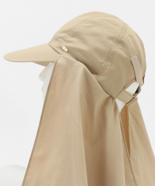 小顔見えドレープマルチウェイキャップ（撥水・UVカット）_sgm26ss-ha04