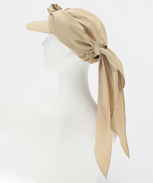 小顔見えドレープマルチウェイキャップ（撥水・UVカット）_sgm26ss-ha04