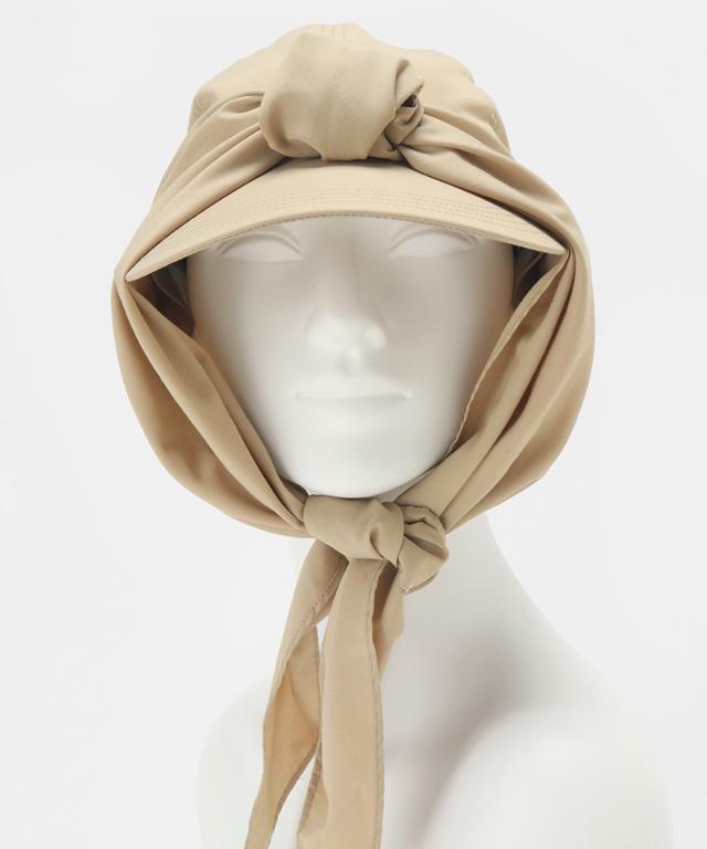 小顔見えドレープマルチウェイキャップ（撥水・UVカット）_sgm26ss-ha04