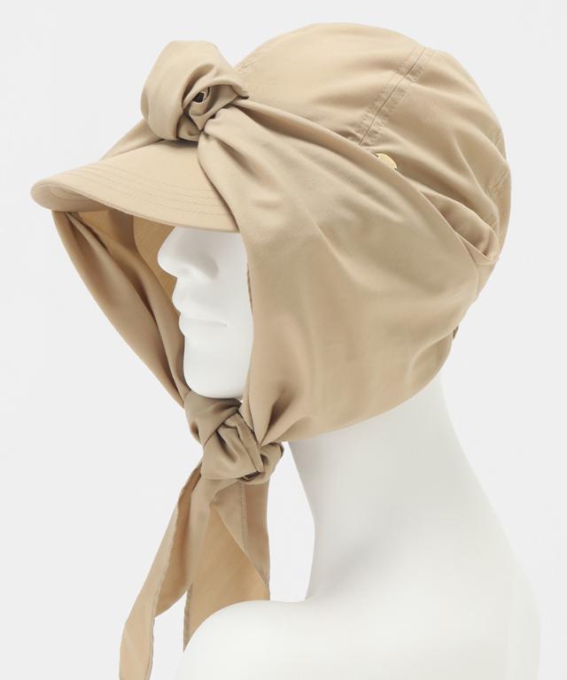 小顔見えドレープマルチウェイキャップ（撥水・UVカット）_sgm26ss-ha04