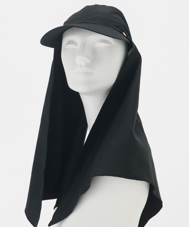 小顔見えドレープマルチウェイキャップ（撥水・UVカット）_sgm26ss-ha04