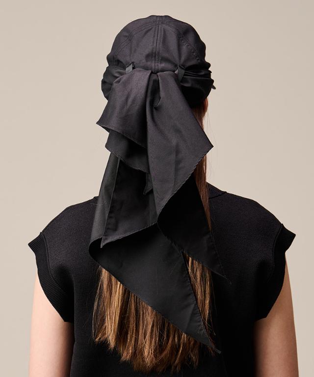 小顔見えドレープマルチウェイキャップ（撥水・UVカット）_sgm26ss-ha04