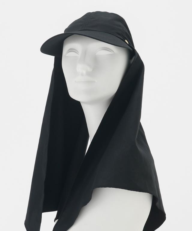小顔見えドレープマルチウェイキャップ（撥水・UVカット）_sgm26ss-ha04