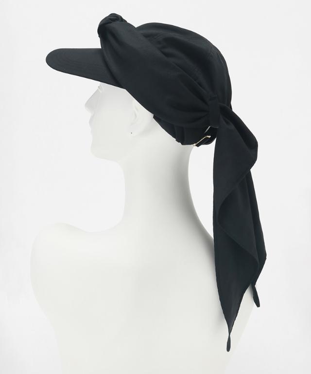 小顔見えドレープマルチウェイキャップ（撥水・UVカット）_sgm26ss-ha04