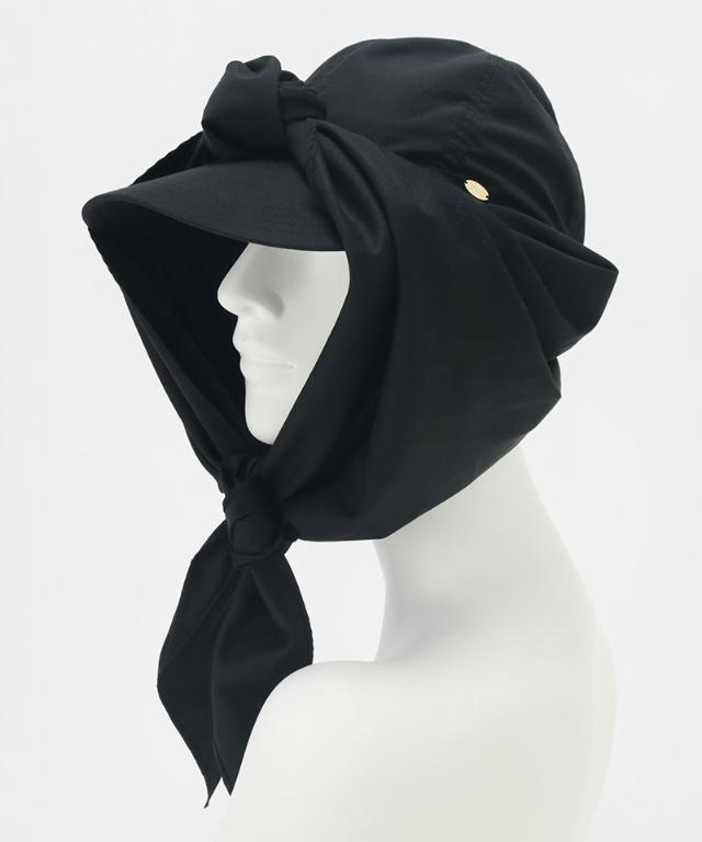 小顔見えドレープマルチウェイキャップ（撥水・UVカット）_sgm26ss-ha04