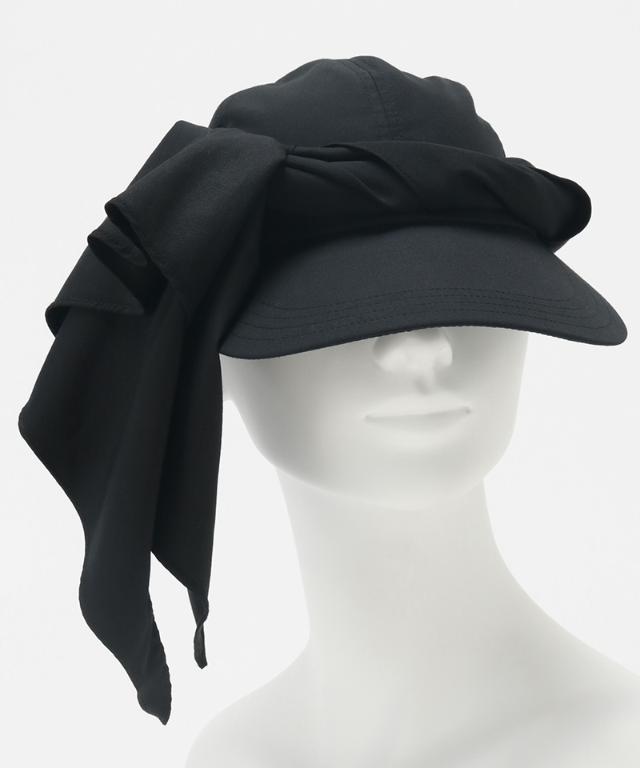 小顔見えドレープマルチウェイキャップ（撥水・UVカット）_sgm26ss-ha04