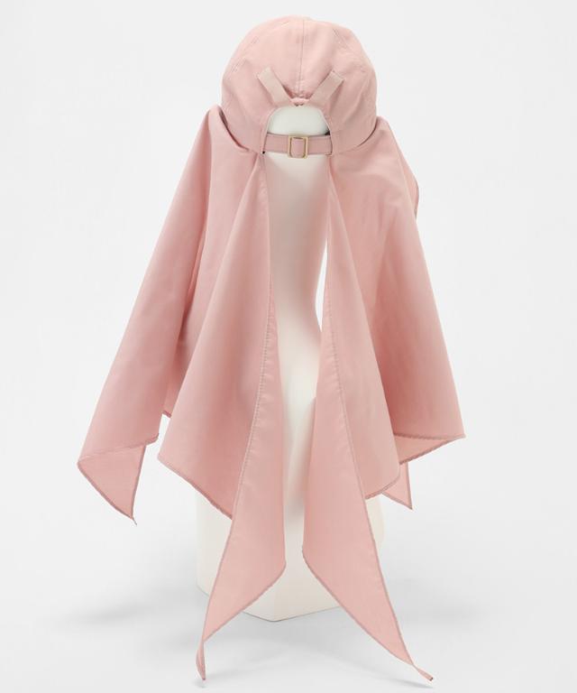 小顔見えドレープマルチウェイキャップ（撥水・UVカット）_sgm26ss-ha04