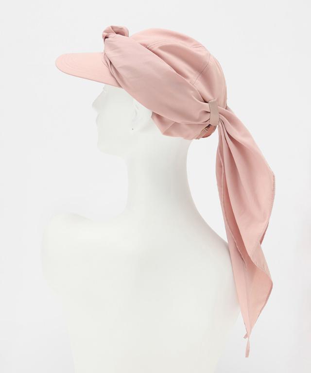 小顔見えドレープマルチウェイキャップ（撥水・UVカット）_sgm26ss-ha04