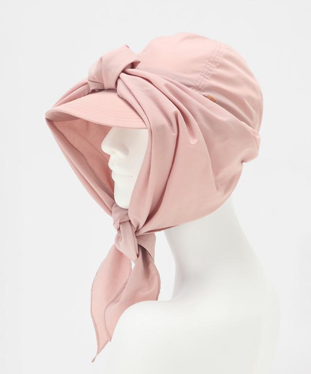 小顔見えドレープマルチウェイキャップ（撥水・UVカット）_sgm26ss-ha04