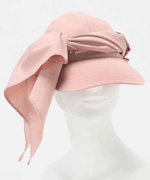 小顔見えドレープマルチウェイキャップ（撥水・UVカット）_sgm26ss-ha04