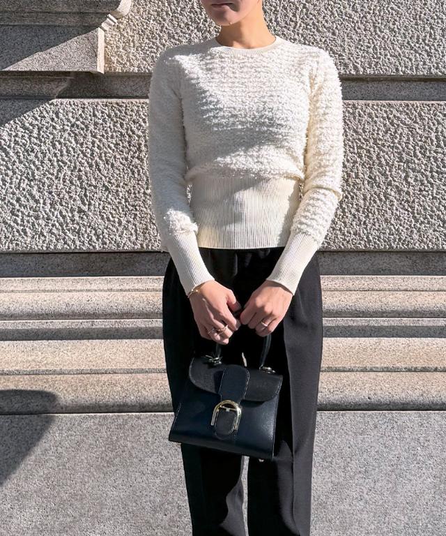 ツイード風コンパクトトップス_sks23aw-tp10b