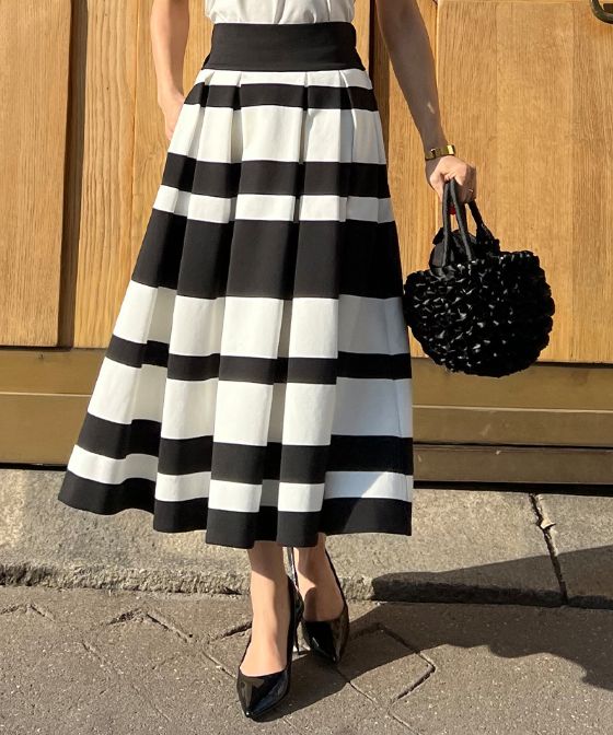 BB.カットソーボーダースカート_sks23ss-sk11a