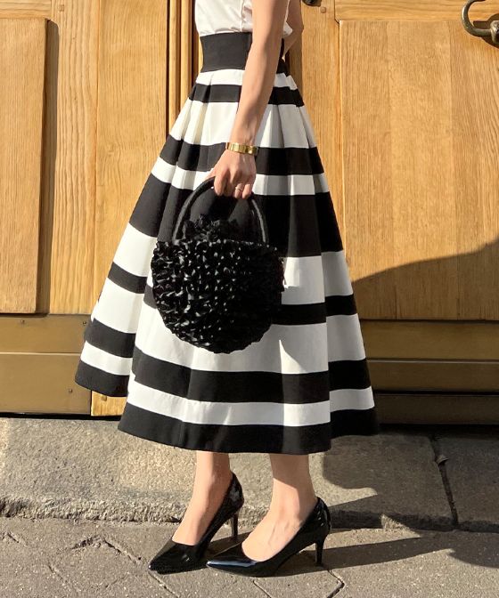 BB.カットソーボーダースカート_sks23ss-sk11a