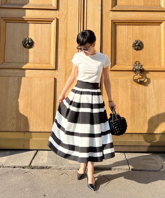 BB.カットソーボーダースカート_sks23ss-sk11a