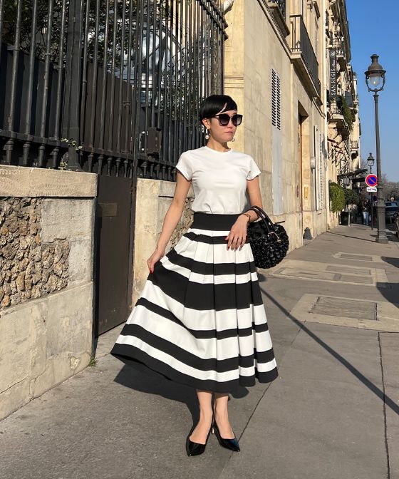 BB.カットソーボーダースカート_sks23ss-sk11a