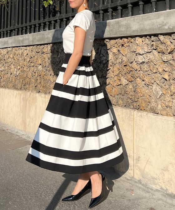 BB.カットソーボーダースカート_sks23ss-sk11a